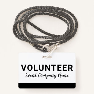 Volunteer Staff Badge