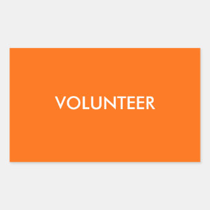 VOLUNTEER STICKER