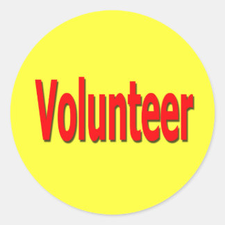 volunteer stickers
