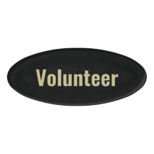 Volunteer Tag Personalized 