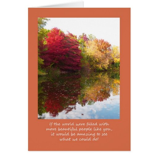 Volunteer Thank You Card -- Beautiful Landscape | Zazzle