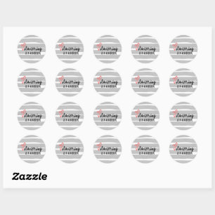 volunteering is a heartform classic round sticker