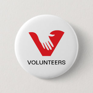 Volunteers 2 Inch Round Button