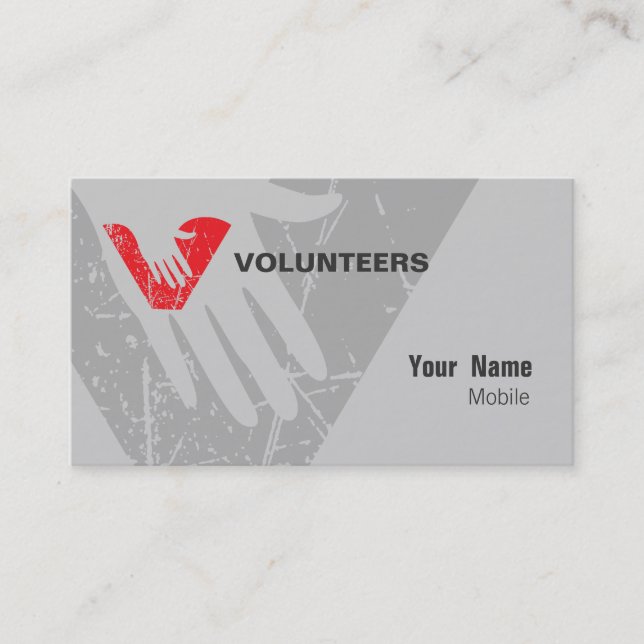 Volunteers Business Card (Front)