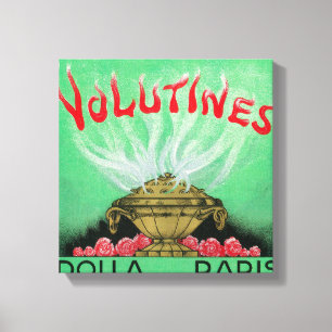 Volutines Perfume LabelParis, France Canvas Print