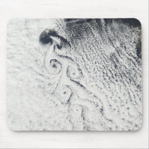 Von Karmann cloud vortices Mouse Pad