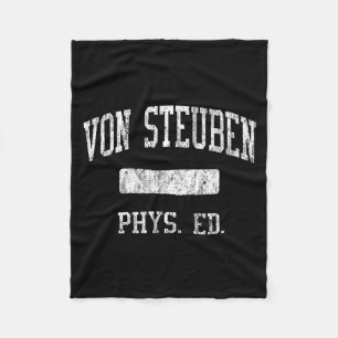 Von Steuben High School Hs Chicago Il Phys Ed  Fleece Blanket