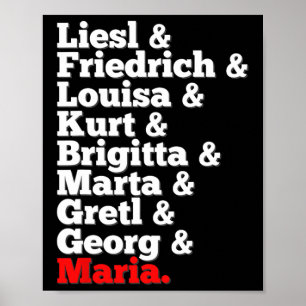 Von Trapp Family Singers Sound Of Music  Poster