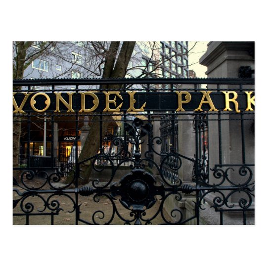 Vondel Park, Amsterdam Postcard