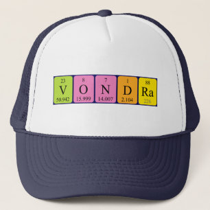 Vondra periodic table name hat