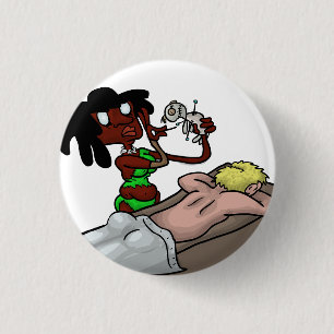 Voodoo Acupuncture 1 Inch Round Button