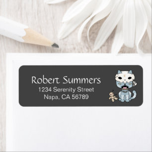 Voodoo Cat on Dark Grey