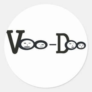 vooDoo Classic Round Sticker