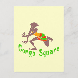Voodoo Dancer Congo Square Postcard