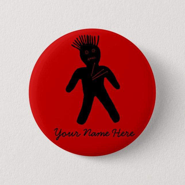 Voodoo Doll 2 Inch Round Button (Front)