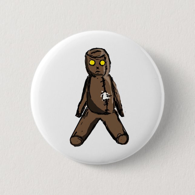 Voodoo Doll 2 Inch Round Button (Front)