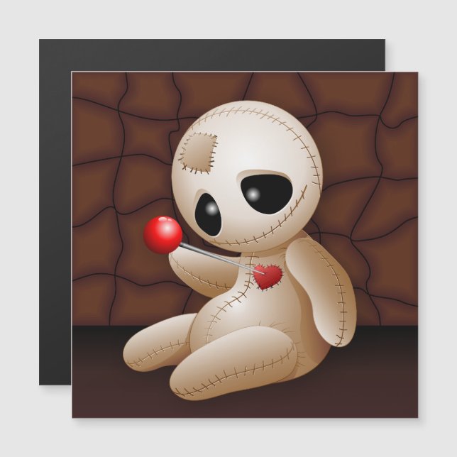 Voodoo Doll Cartoon in Love (Front/Back)