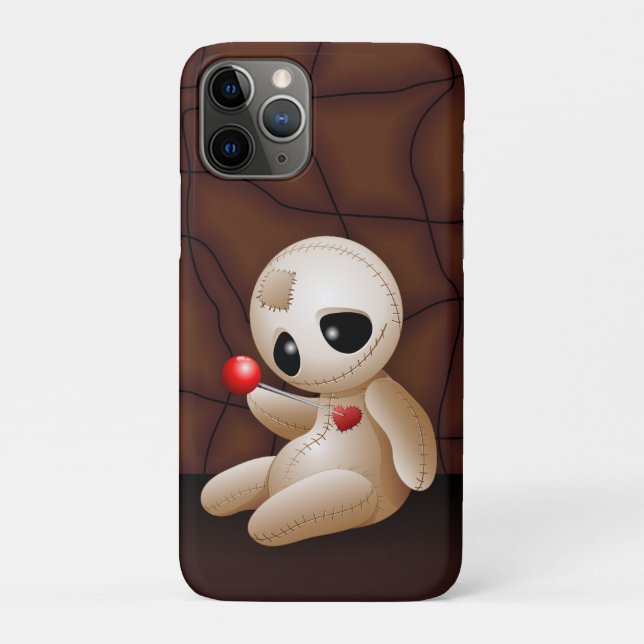 Voodoo Doll Cartoon in Love Case-Mate iPhone Case (Back)