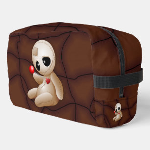 Voodoo Doll Cartoon in Love Dopp Kit