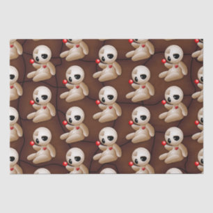 Voodoo Doll Cartoon in Love Tissue Paper