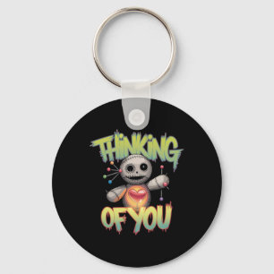 Voodoo-doll Cute Dark Humour Love Sarcasm Hex _10 Keychain
