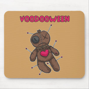 Voodoo Doll - Halloween Toy Mouse Pad
