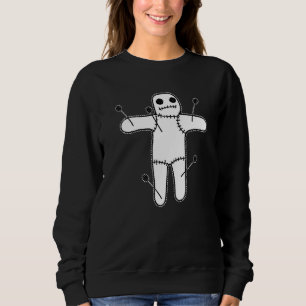 Voodoo Doll Occult Dark Art Grunge Goth Gothic Aes Sweatshirt