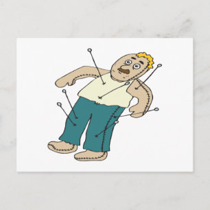 Voodoo Doll Postcard