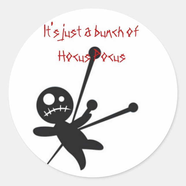 Voodoo Doll Sticker (Front)