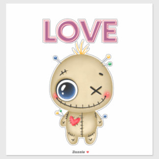 Voodoo Doll Sticker