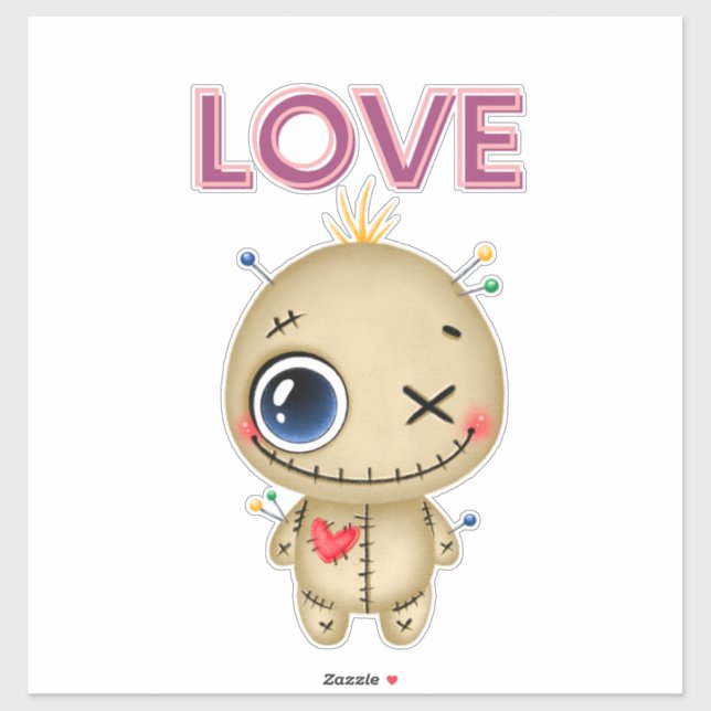 Voodoo Doll Sticker (Sheet)