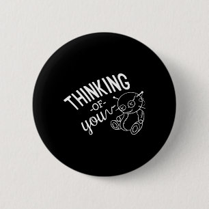Voodoo Doll Thinking of You Funny Halloween 2 Inch Round Button