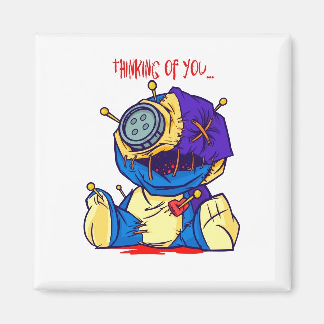 Voodoo Doll - THINKING OF YOU Magnet (Front)
