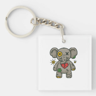 Voodoo Elephant Tee — Soft But Strong Keychain