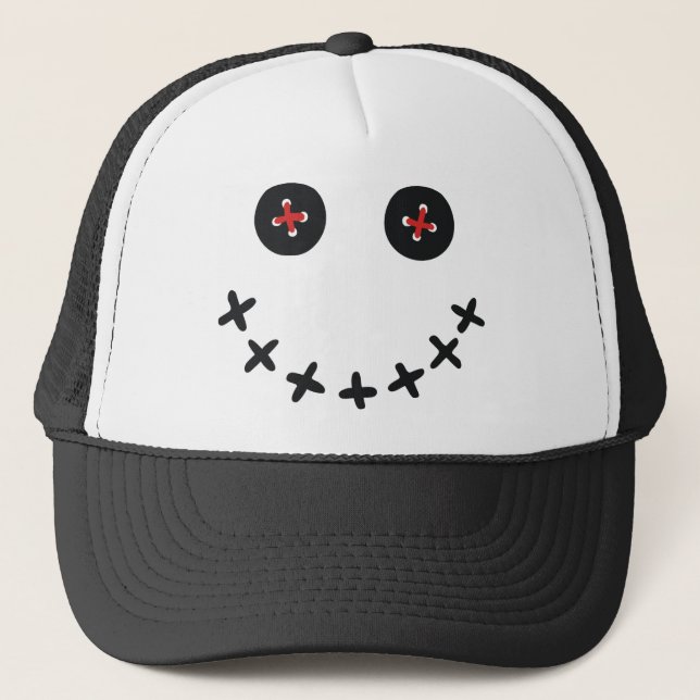 Voodoo Face Trucker Cap (Front)