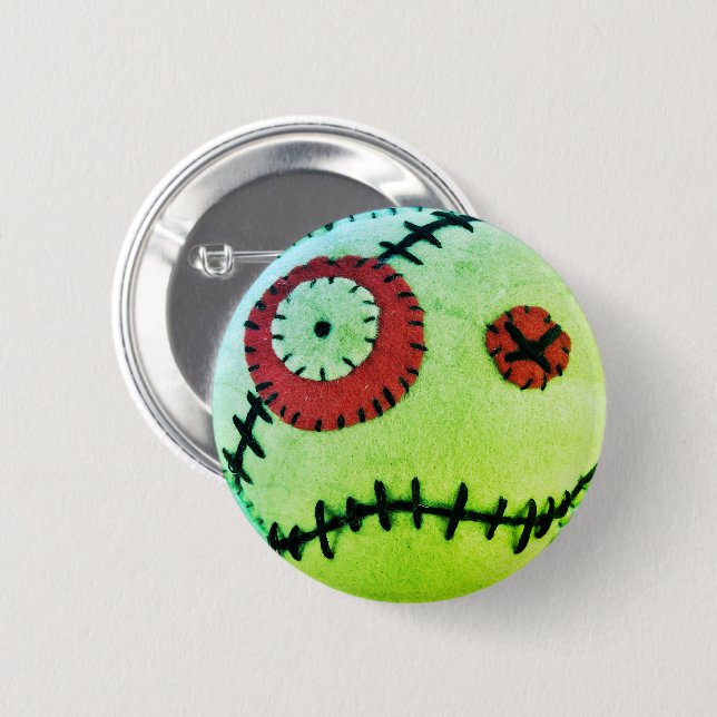 Voodoo Gang Green 2 Inch Round Button (Front & Back)