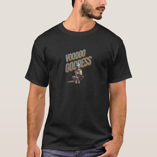 Voodoo Goddess  Initiation Divination African DNA T-Shirt (Front)