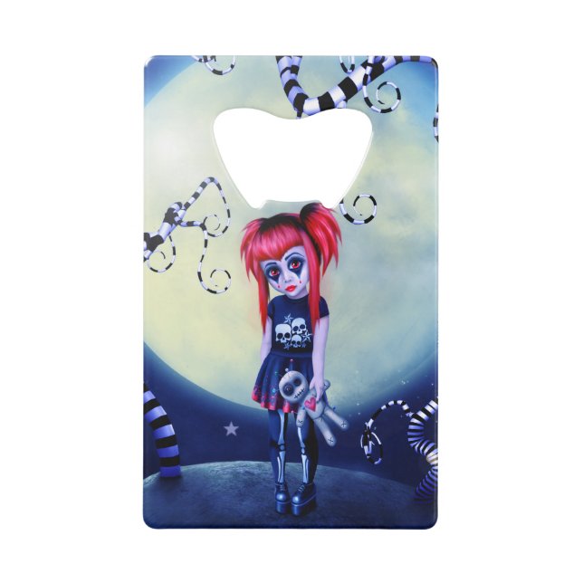 Voodoo Halloween Credit Card Bottle Opener (Front)