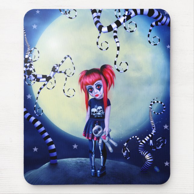 Voodoo Halloween Mouse Pad (Front)