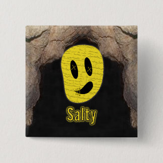 Voodoo Heads ~ Cave 2 Inch Square Button