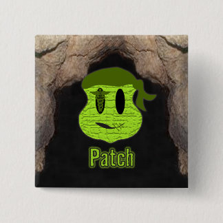 Voodoo Heads ~ Cave 2 Inch Square Button