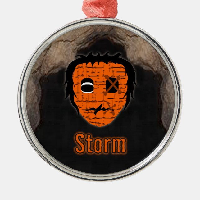 Voodoo Heads ~ Cave Metal Ornament (Front)