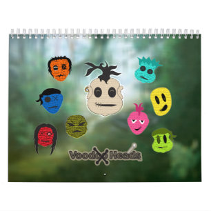 Voodoo Heads ~ Swamp Calendar