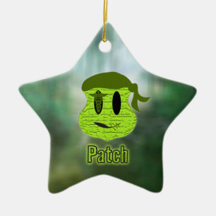 Voodoo Heads ~ Swamp Ceramic Ornament