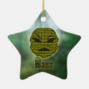 Voodoo Heads ~ Swamp Ceramic Ornament