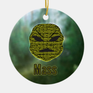 Voodoo Heads ~ Swamp Ceramic Ornament