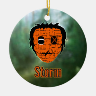 Voodoo Heads ~ Swamp Ceramic Ornament