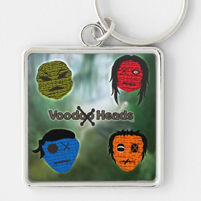 Voodoo Heads ~ Swamp Keychain (Front)