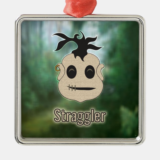 Voodoo Heads ~ Swamp Metal Ornament (Front)