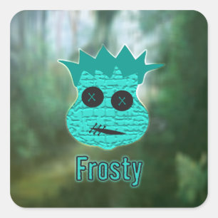 Voodoo Heads ~ Swamp Square Sticker